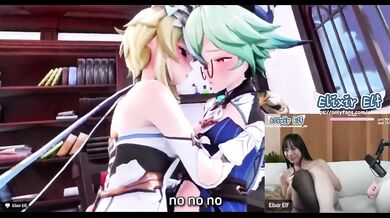 Anime hentai cosplay live stream stripped and jacked