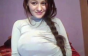 Huge lactating tits slut