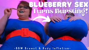 Inflation Sex with BBW Blueberry GF Turns Bursting! - MP4