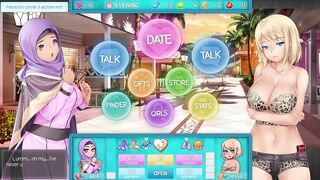 Sex with a Polynesian and a Weeb at the Pool - HuniePop