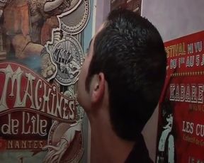 French Slut Deepthroating Before Getting Strapon Fucked