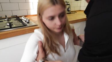 INTENSE COCK BATTLES IN BLONDE RUSSIAN KITCHEN DREAM