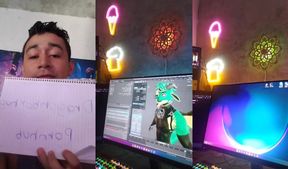 Dragbonboy’s 3D cum gush leaks confirm my hidden author the BBC smash solo