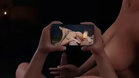Wife gets caught cheating on her husband with another man while he watches.