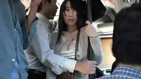 SW304 Sawa Nakazato,Hoshizaki Yuuna Busty Married Woman On A Crowded Bus! Uncensored