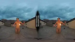 Ginger Darling Lea On Vacation Sunset Fire Dancing Hot Masturbation Fire Crotch Playing With Fire