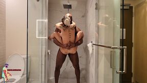 chocolatebeast shower sex w/ persian milf venice escape