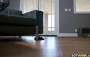 Stud sniffs his roommates underwear and gets ass fucked