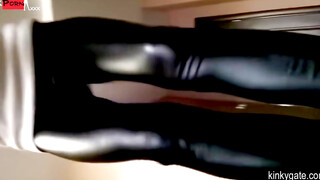 Hot MILF Foot Job - Naughty JAV Cougar Dominates Her Man's Feet