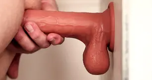 Fucking my new Dildo