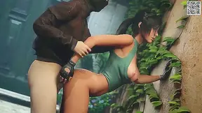 Lara Croft uncensored 3D sex and blowjob fucking compilation