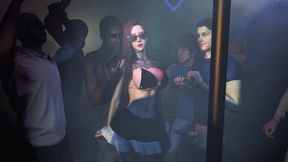 Club scene turns wild with horny group sex in 3D anime