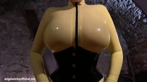 Angel Wicky's Captivating POV Adventure in a Latex Catsuit