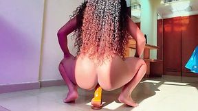 Brittney Fingers Her Pussy and Squirts Like a Fucking Fountain