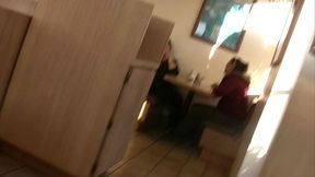 18-year old nicole ray wacks off thick cock and gets plowed in restroom