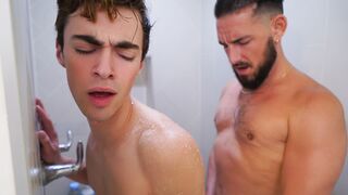 Banging my sons bubble butt in the shower!