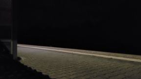 Flashing at a Trainstation