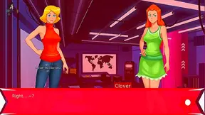 Blonde & Redhead College Spies Toy Each Other in Anime Adventure