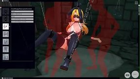 Custom Maid 3D 2 Arisa Blindfolded Gangbang