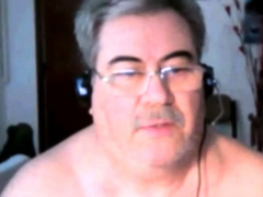 hot argentinian grandpa wanking and cumming