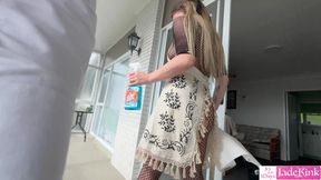 Sexy domestic maid seducing home owner - Big ass servant