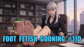Foot Fetish Gooning #11D: Surrender Your Mind to Pampered Soles (Animated, Music, Text)