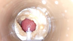 camera 4k inside deep pussy captures huge dose ejaculation of sperm asmr