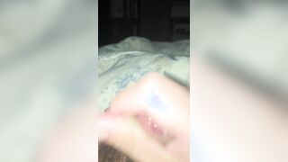 daily wank off 28/30 - lots of precum and shooting a fountain - wank off compete