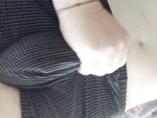 aged grandma fingering me rod throughout pants