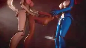 Busty Furry Robots Tempt Teen into Steamy Hentai Encounter