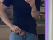 horny and goofy playing with myself