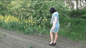 My heels are stuck in the ground d