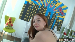 TRUE ANAL Ass fucking redhead teen Arietta Adams