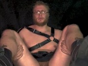 6'5" Gladiator Jerks Off and Fucks Himself