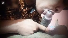 I had sex with stepcousin. I&amp;#039;m lying on the bed, she sat on me and started sucking my torso