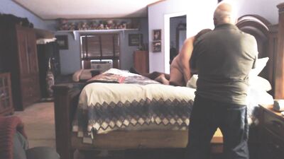 Amateur wife hammered by a black guy while her husband watches