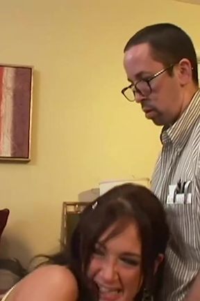 Two Friends with Big Tits Call Their Nerdy Friend and Fuck Him in a Threesome.
