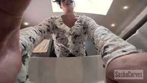 Giantess Realtor's Tiny Home Inspection