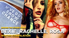 Bexie, Rachelle, and Rosa Alps Winter BTS Video - Compilation