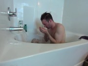 A Hot Pampering Bath with Myles & his Soft Pink Sexy Soles (Part 1) FULL
