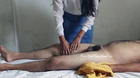 ස්පා කෑල්ල ටිප් එකට දෙන ෆීලින්ග් එක sri lanka Spa Slut do some feeling and get sex fuck