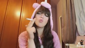 Halloween costume Day 4: Unicorn smoking