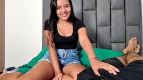 Parte 1 chica religiosa quiere aprender a follar