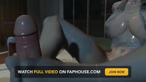 Soriya Nylon Footjob Session
