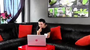 Beautiful German babe gives nasty blowjob and rides cock