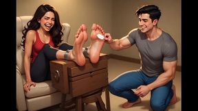 Tickling Confessions #109B: Giggling Secrets (Animated)