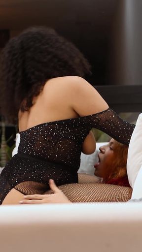 I've Never Used a Strap-on Before, Can You Teach Me? - Lesbic Interracial Strap-on Fuck with Diana Marquez