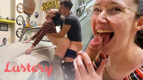 Cute Amateurs Fucking In The Garage - Lustery
