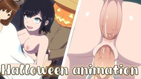 Hot Gothic Friend Invites Me Costume Party For Double Penetration (hallowen Animation) - Jazziuu