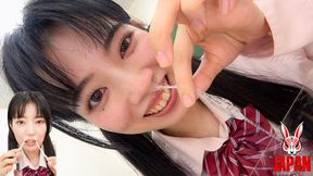 Tsubame Amai BLOWS HER NOSE and rubs the mucus on your face | NOSE FETISH